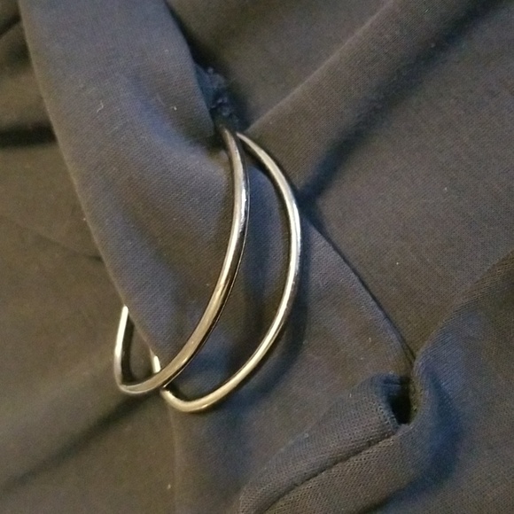 Free People Runaway Black Sleevless Knit Mini Dress Size Large - Picture 11 of 16